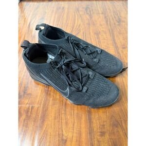 Nike Air VaporMax 2021 Flyknit Shoes Mens Size 11 Black Knit Sneakers DH4084-001